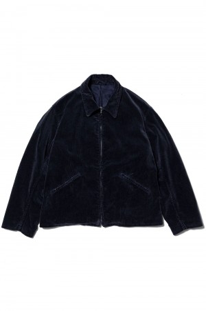 Vintage Corduroy Sports Jacket - NAVY (24AAP-01-39H)