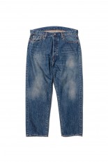 No.22 Washed Wide Denim Pants - INDIGO (AP-4003) | セレクト 