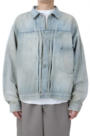 1st Type Denim Jacket - BLEACH (24AAP-01-35H)