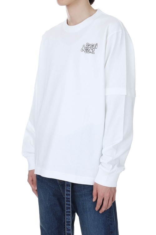 sacai サカイ Gonz ONE LOVE T-Shirt Black Gonz Edition 'One Love' T-Shirt by sacai on Sale