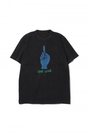 sacai サカイ Gonz ONE LOVE T-Shirt Black Gonz Edition 'One Love' T-Shirt by sacai on Sale