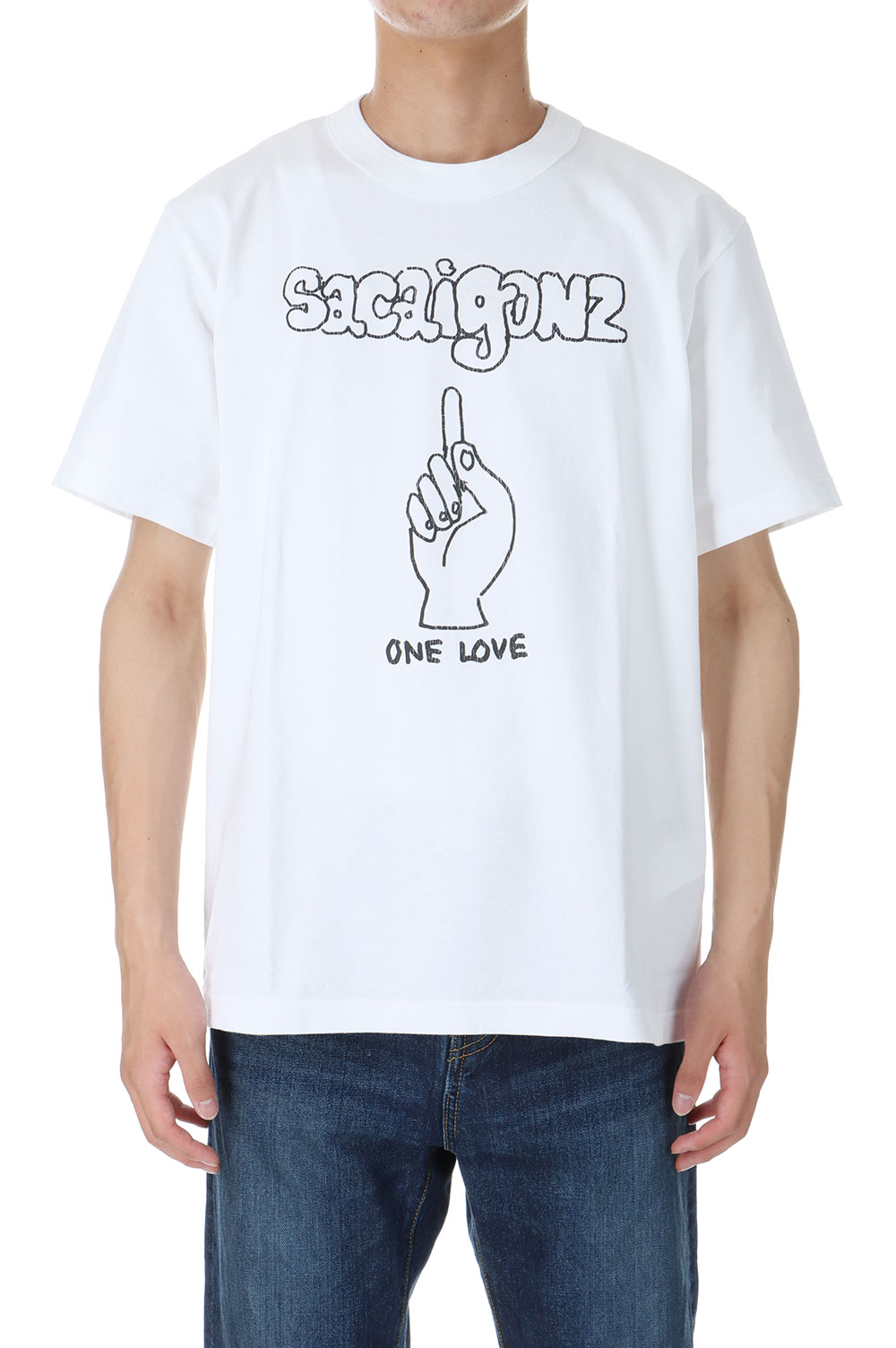 sacai Gonz sacaigonz T-Shirt -WHITE 101- (24-0820S