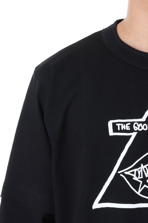 sacai Gonz THE GOOD VIBES TRIBE L/S T-Shirt -BLACK 001- (24