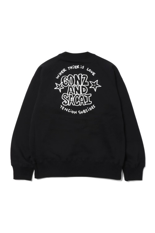 sacai Gonz GONZ AND SACAI Pullover -BLACK 001- (24-0826S 