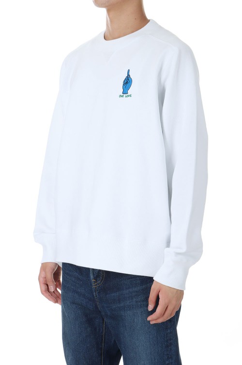 【美品・最終値下げ】sacai gonz スウェット ホワイト sacai Gonz GONZ AND SACAI Pullover -WHITE 101- (24-0826S