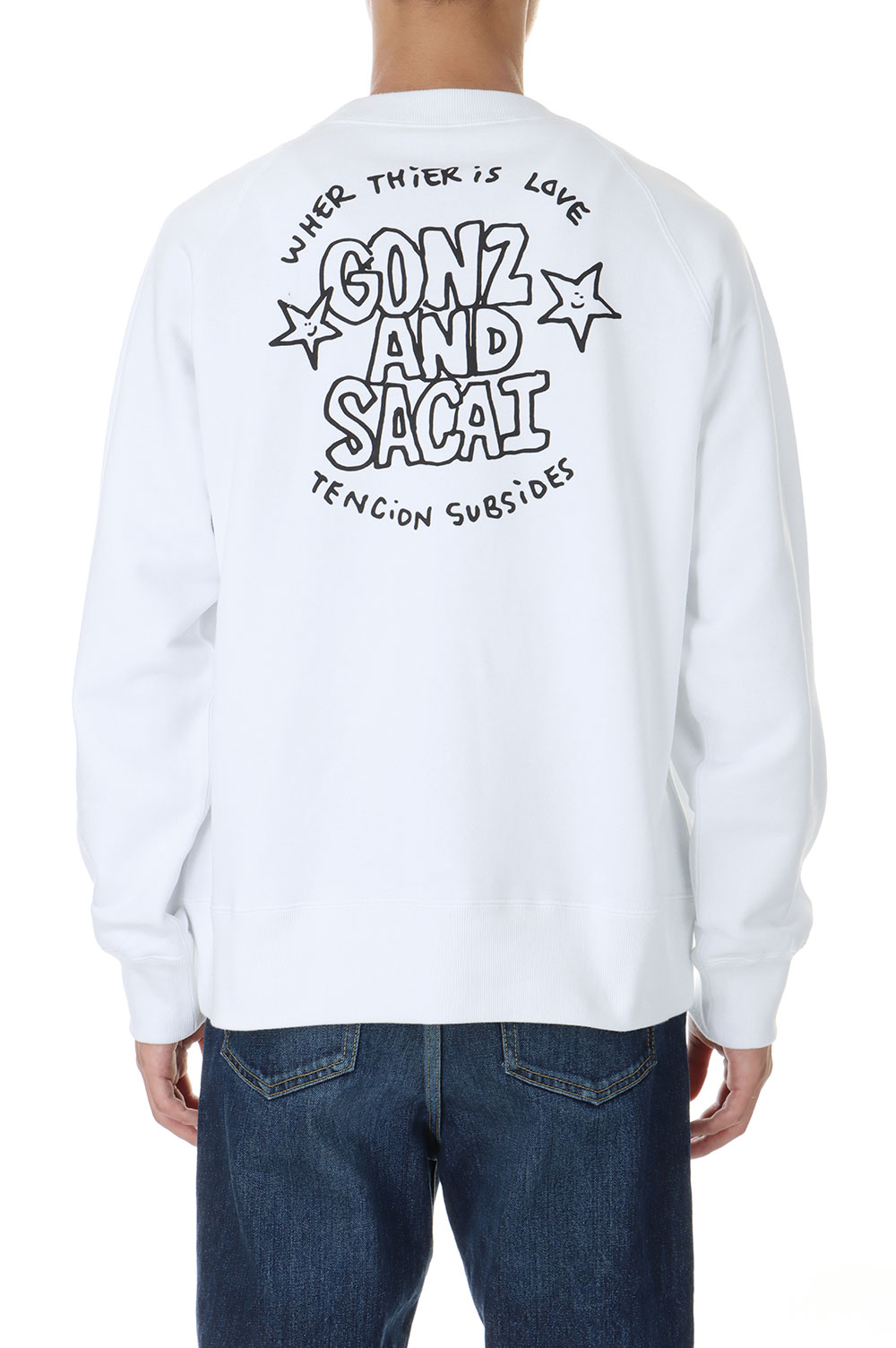 sacai Gonz GONZ AND SACAI Pullover -WHITE 101- (24-0826S