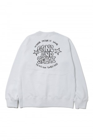 sacai Gonz GONZ AND SACAI Pullover -WHITE 101- (24-0826S