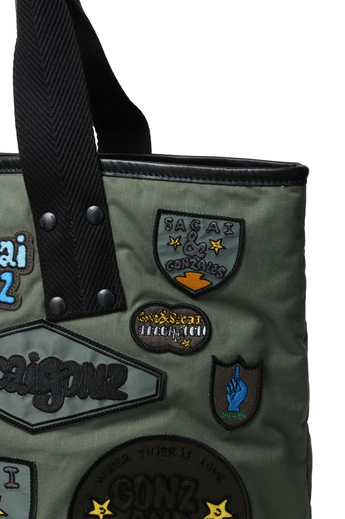 sacai Gonz Multi Patch Tote Medium | sacai Official Store