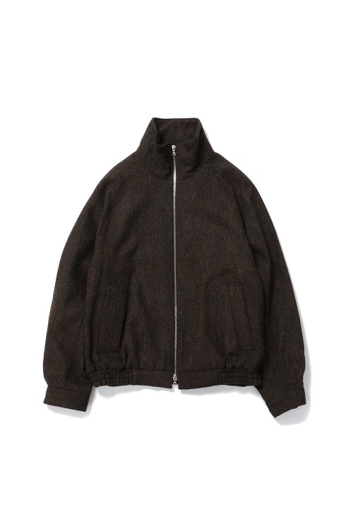 ジャケット・アウター ssstein 24AW Tweed Zip Up Blouson ssstein 24AW Tweed Zip Up Blouson