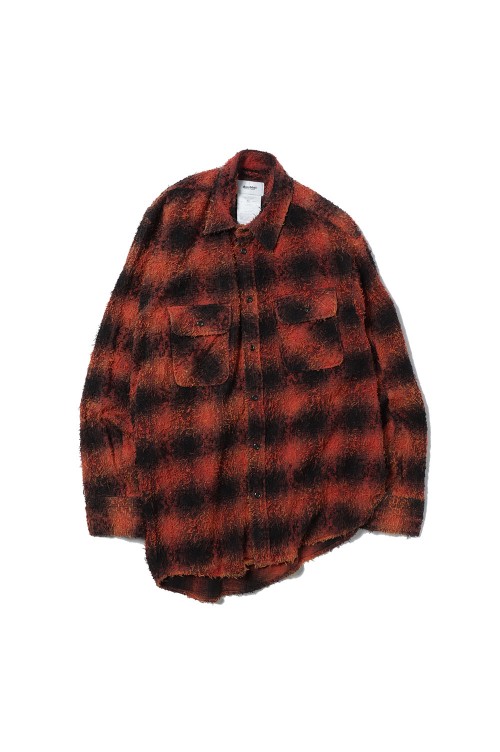トップス doublet ZOMBIE SILHOUETTE CHECK SHIRT doublet/ダブレット】チェックシャツ ZOMBIE SILHOUETTE CHECK