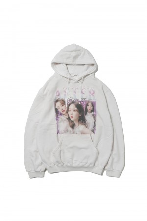 BEFORE AFTER IDOL HOODIE -WHITE- (24AW28CS335)