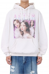 BEFORE AFTER IDOL HOODIE -WHITE- (24AW28CS335)