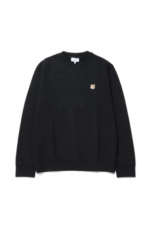 FOX HEAD PATCH REGULAR SWEATSHIRT - BLACK(LM00301KM0001)