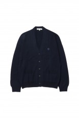 BOLD FOX HEAD PATCH REGULAR CARDIGAN - INK BLUE(MM00509KT1036)