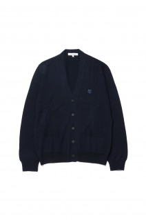 BOLD FOX HEAD PATCH REGULAR CARDIGAN - INK BLUE(MM00509KT1036)