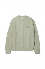 BOLD FOX HEAD PATCH COMFORT SWEATSHIRT - ASH TREE (MM00316KM0307)