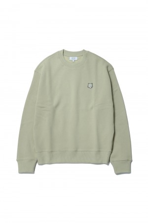 BOLD FOX HEAD PATCH COMFORT SWEATSHIRT - ASH TREE (MM00316KM0307)