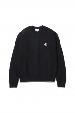 CHILLAX FOX PATCH CLASSIC SWEATSHIRT -BLACK(GU00342KM0002