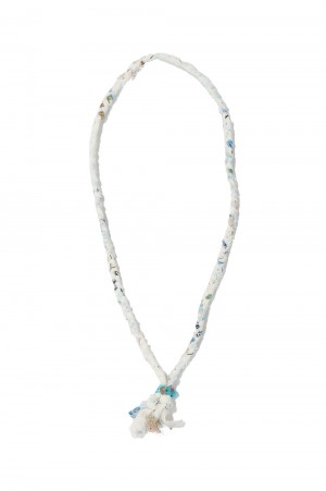 H/W HAGIRE NECKLACE / WHITE  #D (PC-011-2244)