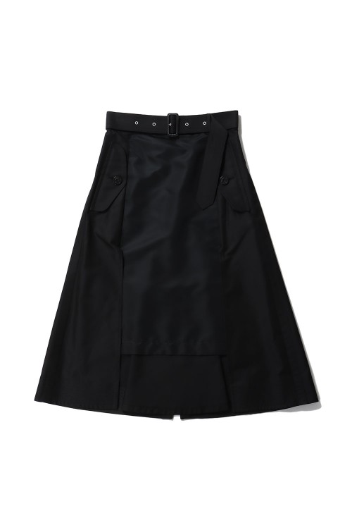 Cotton Gabardine x Nylon Twill Skirt(24-07515) | セレクト