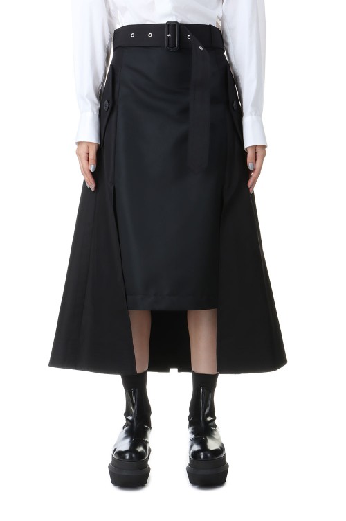 Cotton Gabardine x Nylon Twill Skirt(24-07515) | セレクト