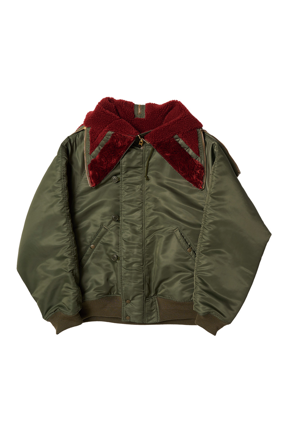 ジャケット・アウター Doublet Petal Mouth Hood Bomber Jacket doublet Khaki Petal Mouth Hood Bomber Jacket Doublet