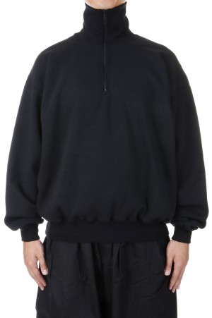 ZIP SWEATSHIRT -BLACK- (24AW_22_1006AWCS02)