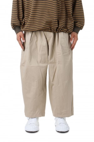 BALLOON BAKER PANTS -FADED BEIGE- (24AW_06_1006SSBALOONPT01)