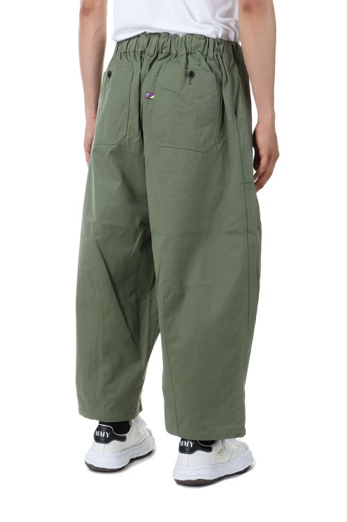 BALLOON BAKER PANTS -OLIVE- (24AW_06_1006SSBALOONPT01) | セレクト 
