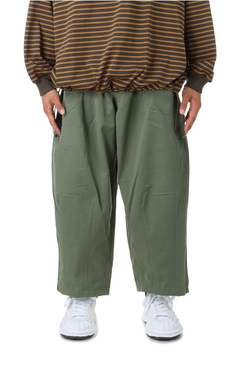 新品is-ness TECH TWEED BALLOON PANTS 捕る L(48)
