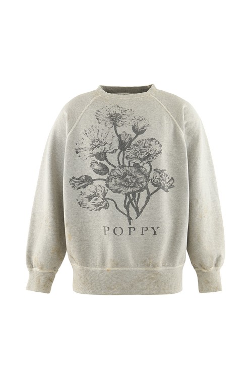 CREW SWT / FLOWER / GRAY(SM-YS1-0000-032) | セレクトショップ
