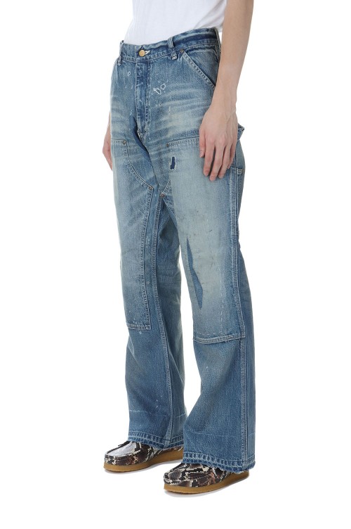 SAINT MICHAEL DOUBLE KNEE DENIM BLUE M