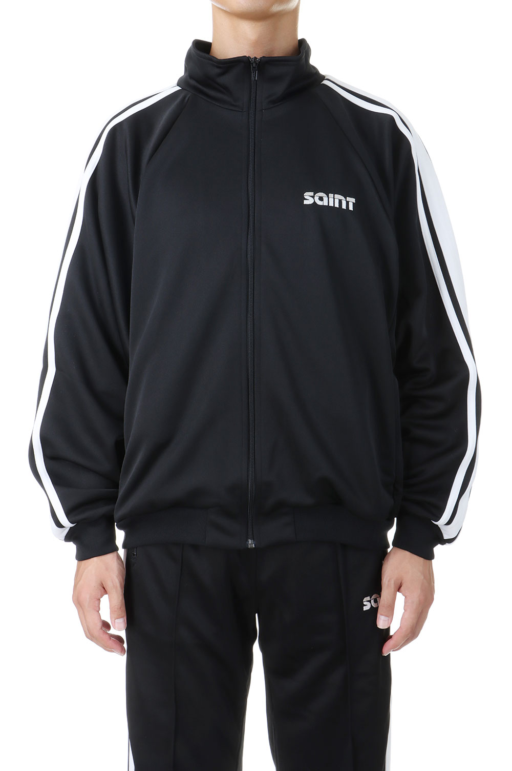 TRACK JACKET / SAINT / BLACK(SM-YS1-0000-072) | セレクトショップ｜DeepInsideinc.com  Store