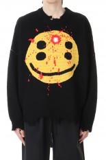 CP_CREW KNT / SMILE / BLACK(SM-YS1-0000-C07)