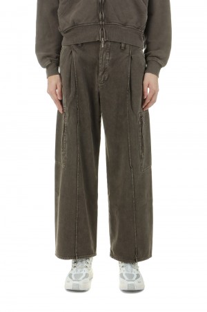 OCTET 2D CARGO TROUSERS -BROWN- (AW24-TRS-106-02)