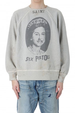 SP_CREW SWT / QUEEN / GRAY(SM-YS1-0000-C23)