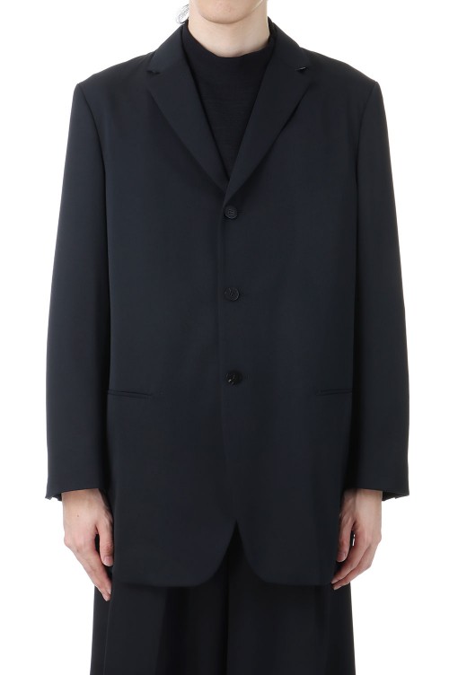 Wool gabardine 3 Button Jacket (F24J030-NKWG) | セレクトショップ