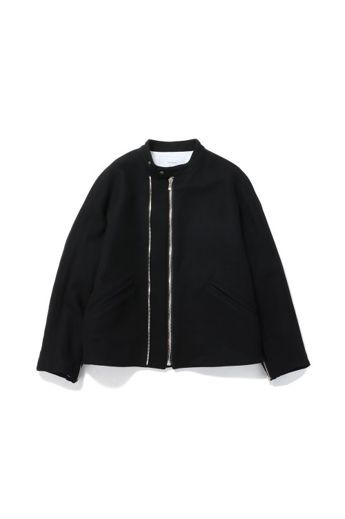 Wool Melton Double-zipper Blouson (F24J09-NKM) | セレクト