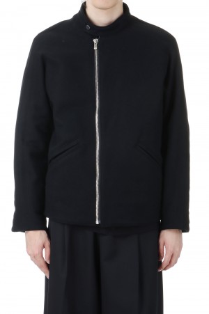 Wool Melton Double-zipper Blouson (F24J09-NKM)