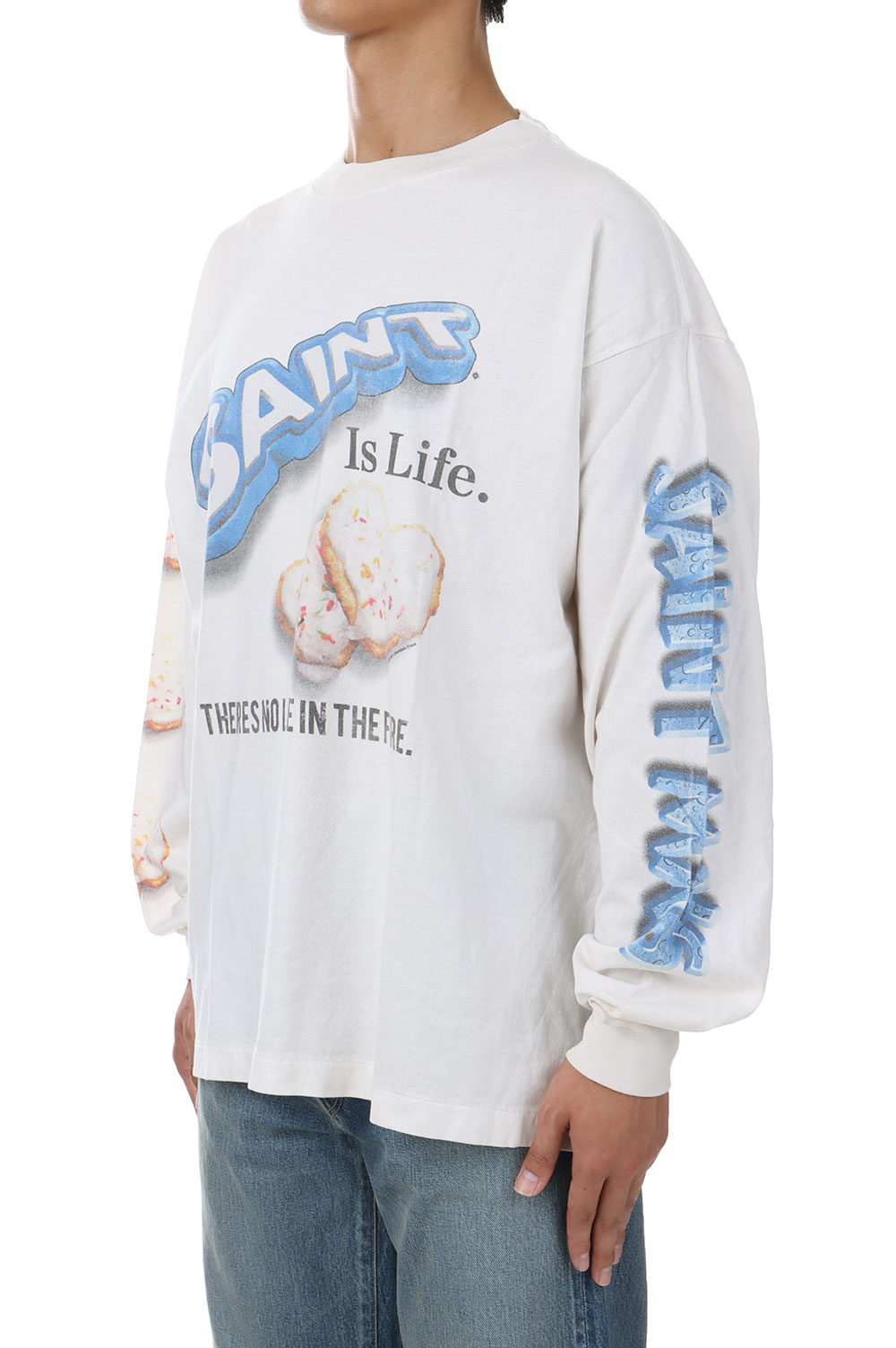 SA_LS TEE / HEART COOKIE / WHITE(SM-YS1-0000-C39) | セレクト