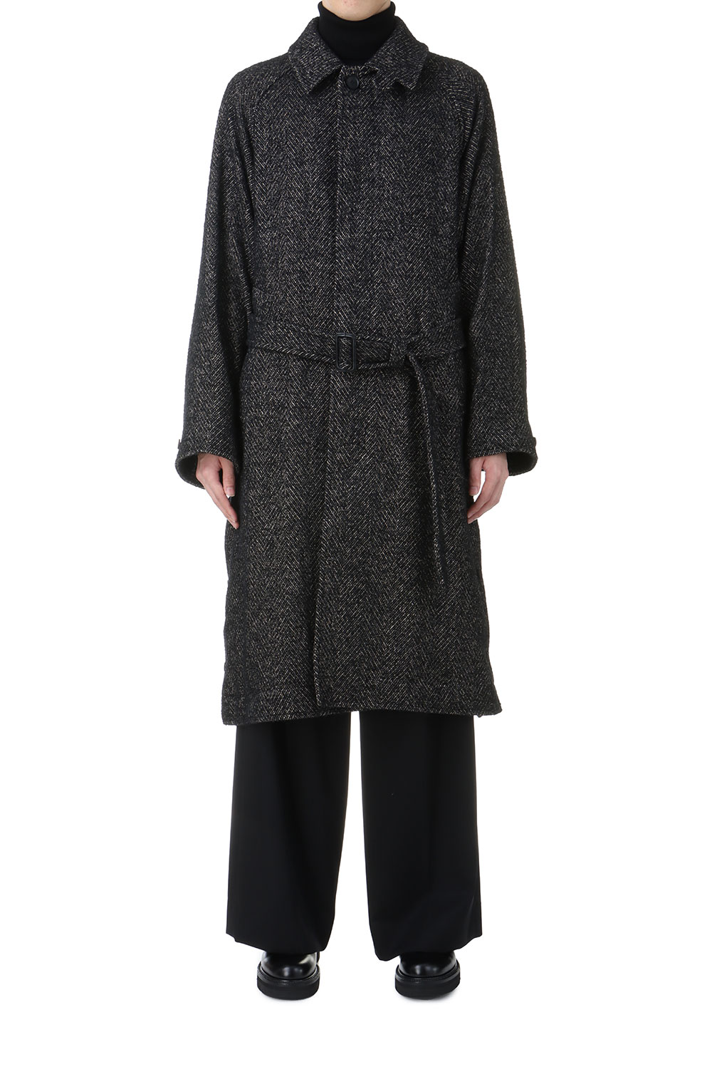 【完売品】Yoke 24aw TWEED BALMACAAN COAT タグ付き YOKE 