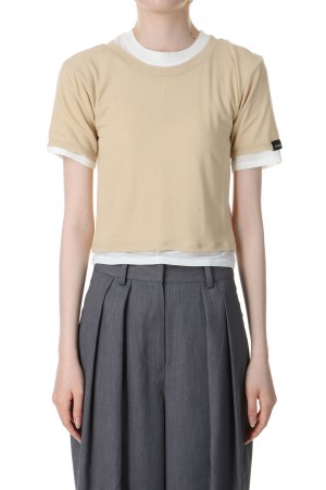 Double Layered Tee -YELLOW (31241415104)