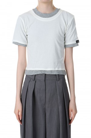 Double Layered Tee -WHITE (31241415104)