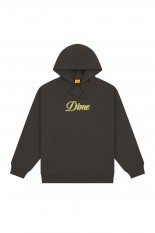 PIXEL CURSIVE HOODIE / Vintage Black(DIMEFA2419BLK)