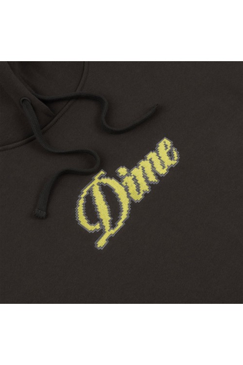 PIXEL CURSIVE HOODIE / Vintage Black(DIMEFA2419BLK PIXEL CURSIVE HOODIE / Vintage Black(DIMEFA2419BLK