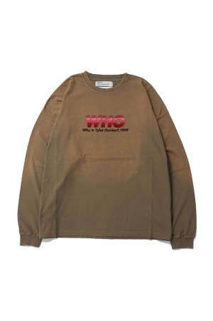 WHO Vintage Theme Tee -Vintage Khaki- (24AWC-16)
