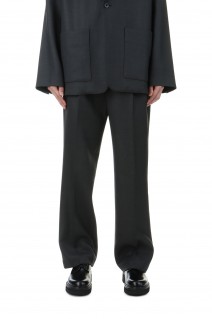 ONE TUCK STRAIGHT TROUSERS (IH-24FW-P025-NDT)