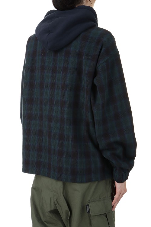 SEDAN FLANNNEL HOODIE Blackwatch サイズXL SEDAN FLANNNEL HOODIE Blackwatch サイズXL