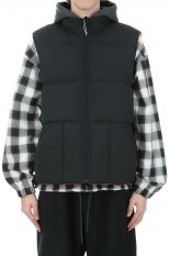 Reversible Down Vest - BLACK / MANGO (SD24F-JK02)