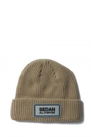 Maison Logo Beanie - ALPINE GREEN (SD24F-CP04)